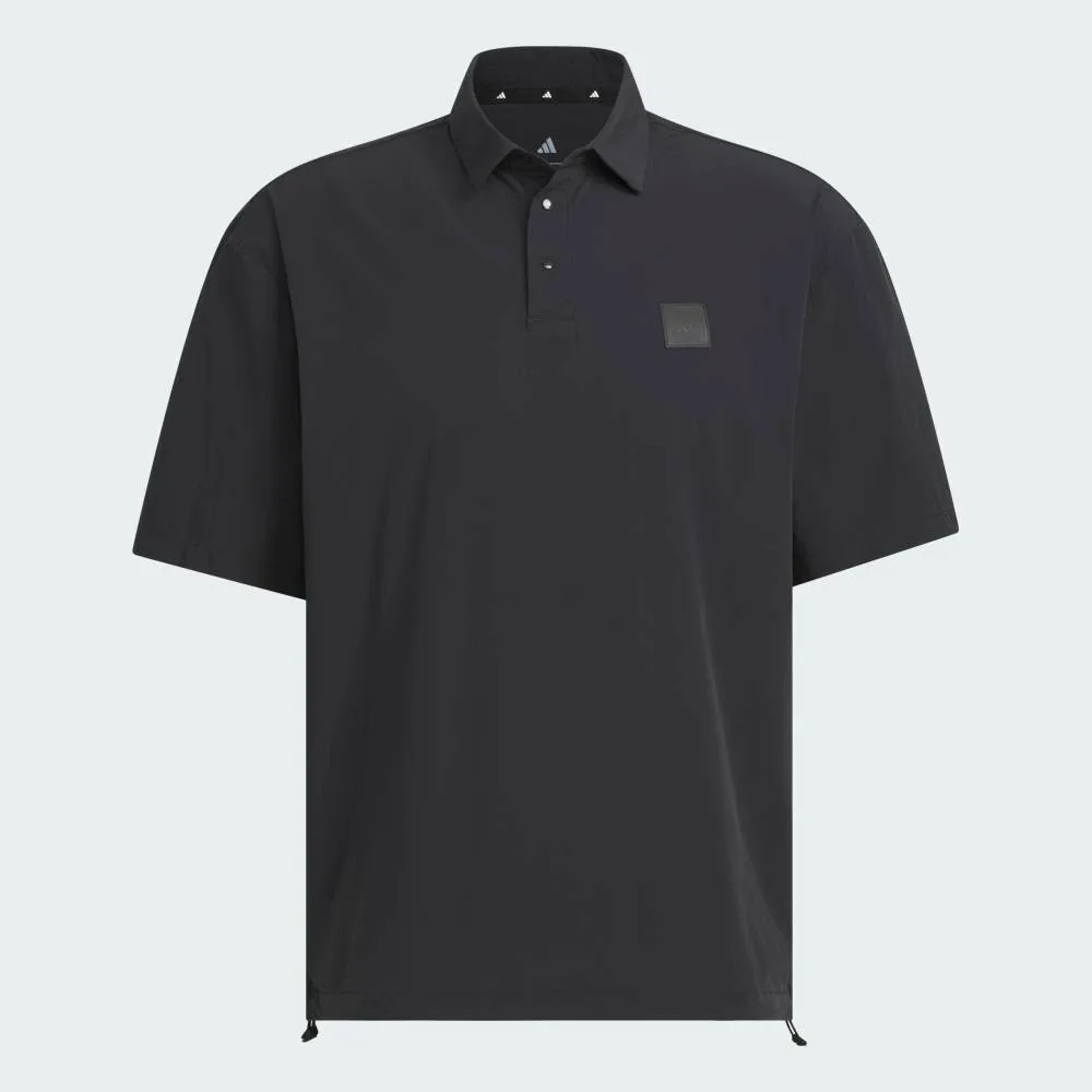 Поло Range Commuter Woven с коротким рукавом и свободным кроем Adidas, black — фото 4