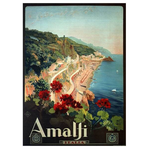 

Картина на холсте LegendArte Amalfi, многоцветный