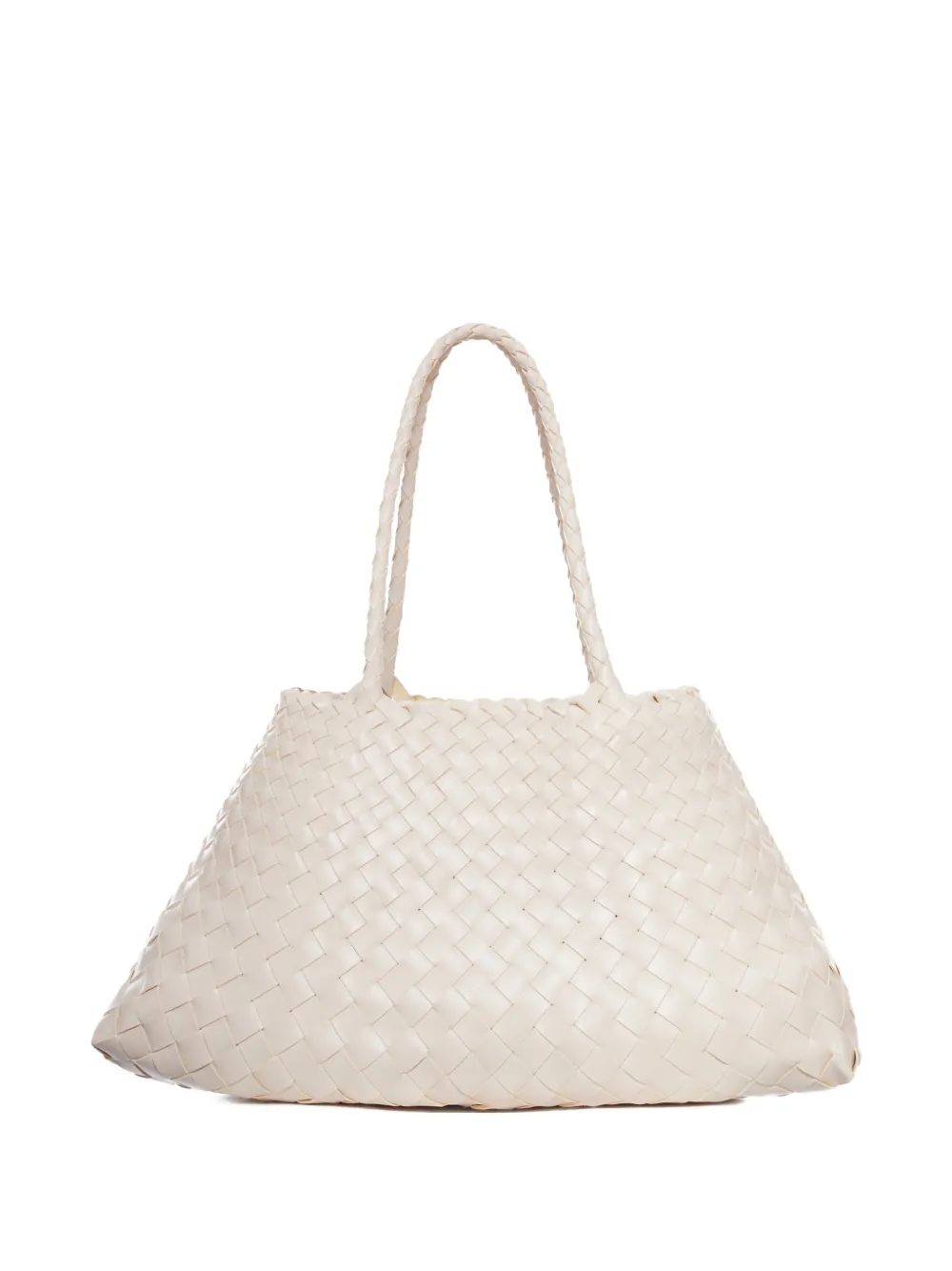 

Большая сумка-тоут Santa Croce с плетеными ручками Dragon Diffusion, бежевый