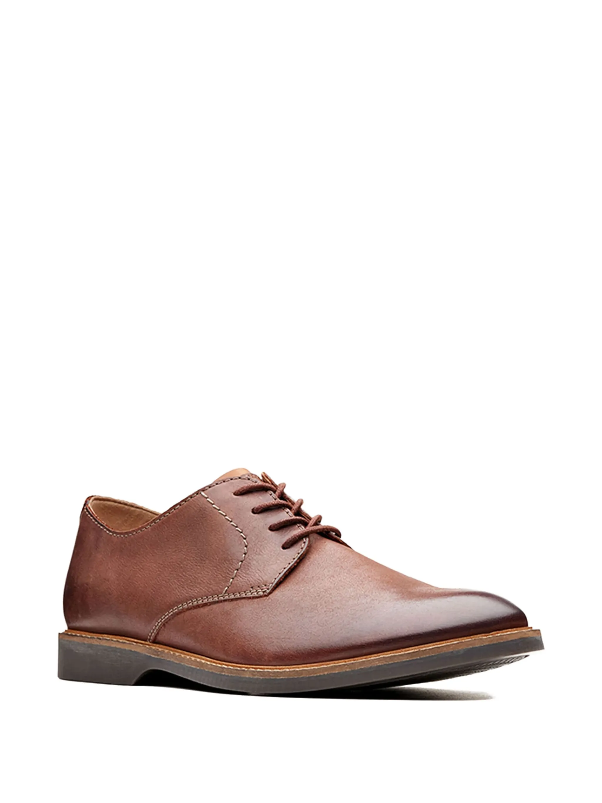 Оксфорды Atticus на шнуровке Clarks Originals, коричневый — фото 2
