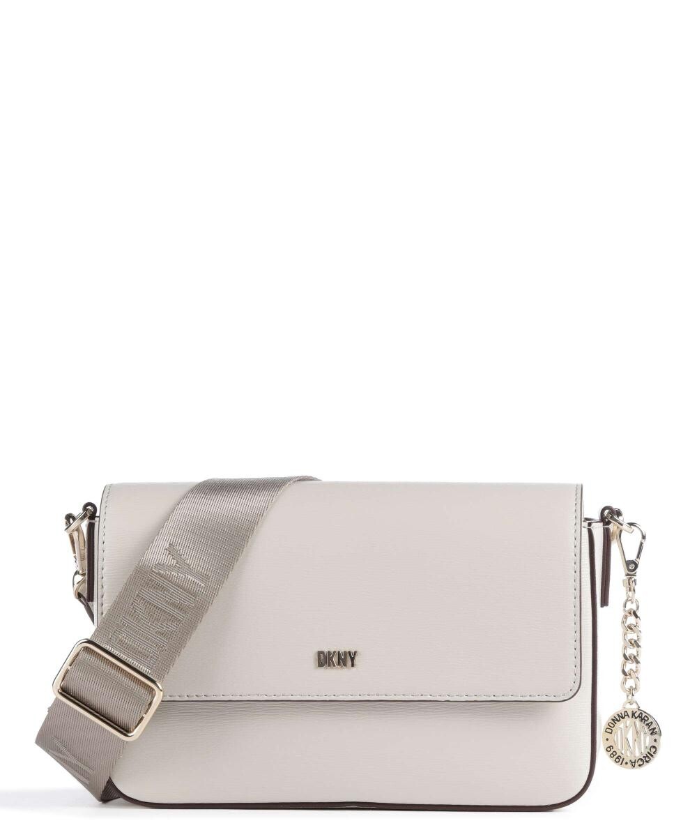 

Сумка через плечо Bryant из зернистой яловой кожи. Dkny, белый