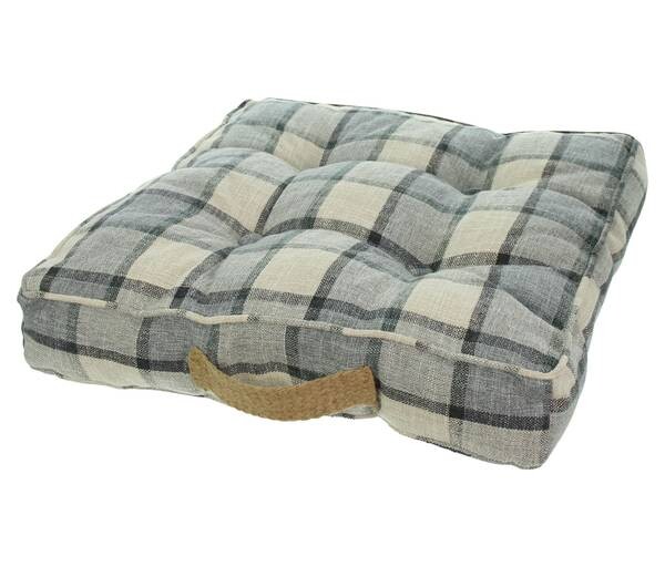 

Напольная подушка Frank Flechtwaren Karo-Style, 45x8x45 см, многоцветный