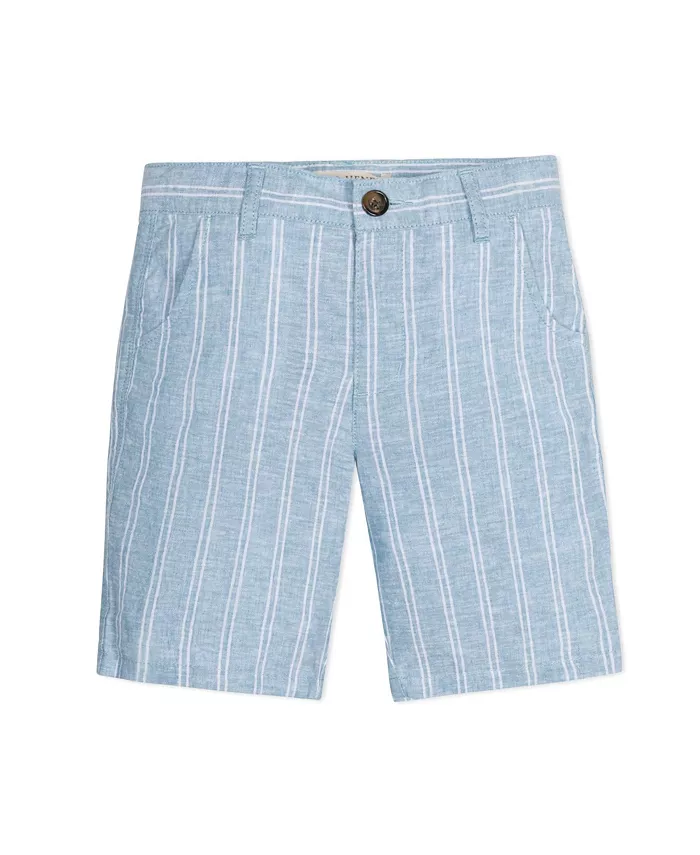 

Шорты для мальчиков из смесового льна Toddler Boys Linen Blend Short Hope & Henry, синий