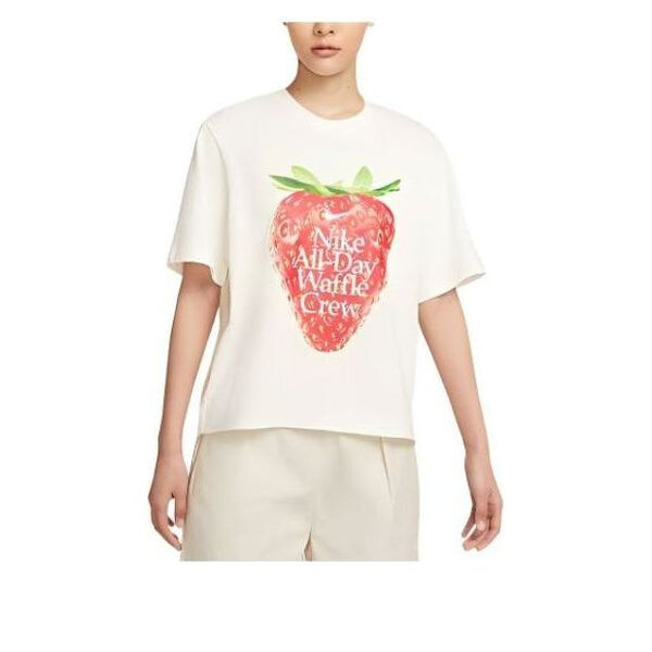 

Футболка sportswear all day waffle crew t-shirt 'beige' Nike, бежевый