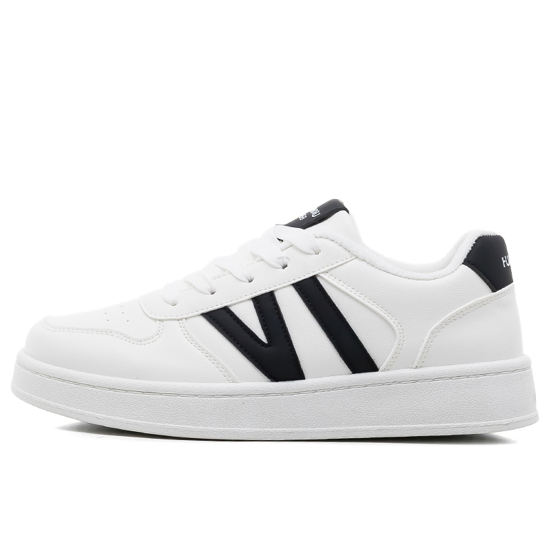 

HUANQIU Дышащие легкие низкие повседневные кроссовки для увеличения роста мужские White Black