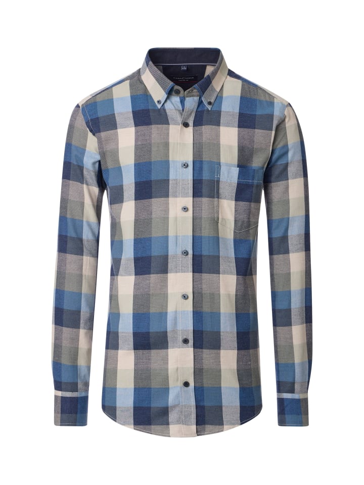 

Повседневная рубашка зеленого цвета CASAMODA