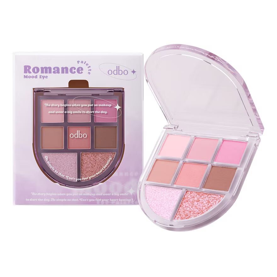 

ODBO Палетка для век Odbo Romance Mood 6г. 01 Purple Pink, Purple Pink