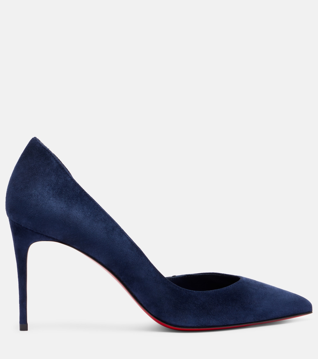 Туфли-лодочки Iriza 85 из замши Christian Louboutin, Zaffiro/Lin Zaffiro — фото 4