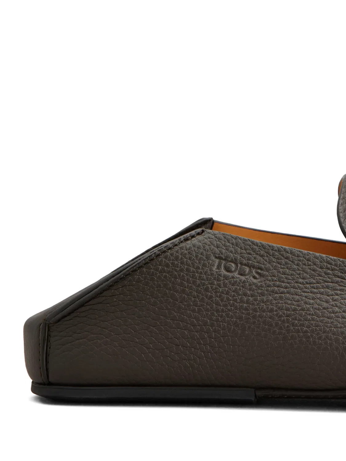 Кожаные лоферы Tod's, коричневый — фото 4