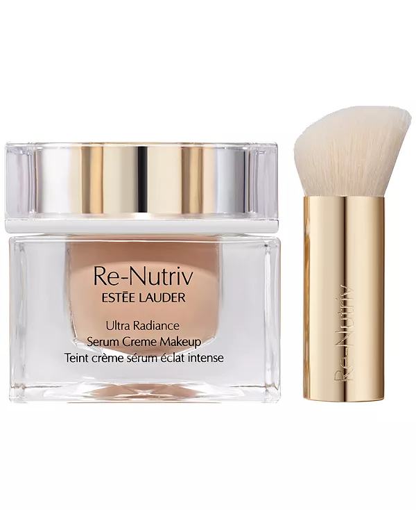 2-Компонентная кремовая сыворотка-основа под макияж Re-Nutriv Ultra Radiance с набором кистей Estée Lauder, 2c3 fresco