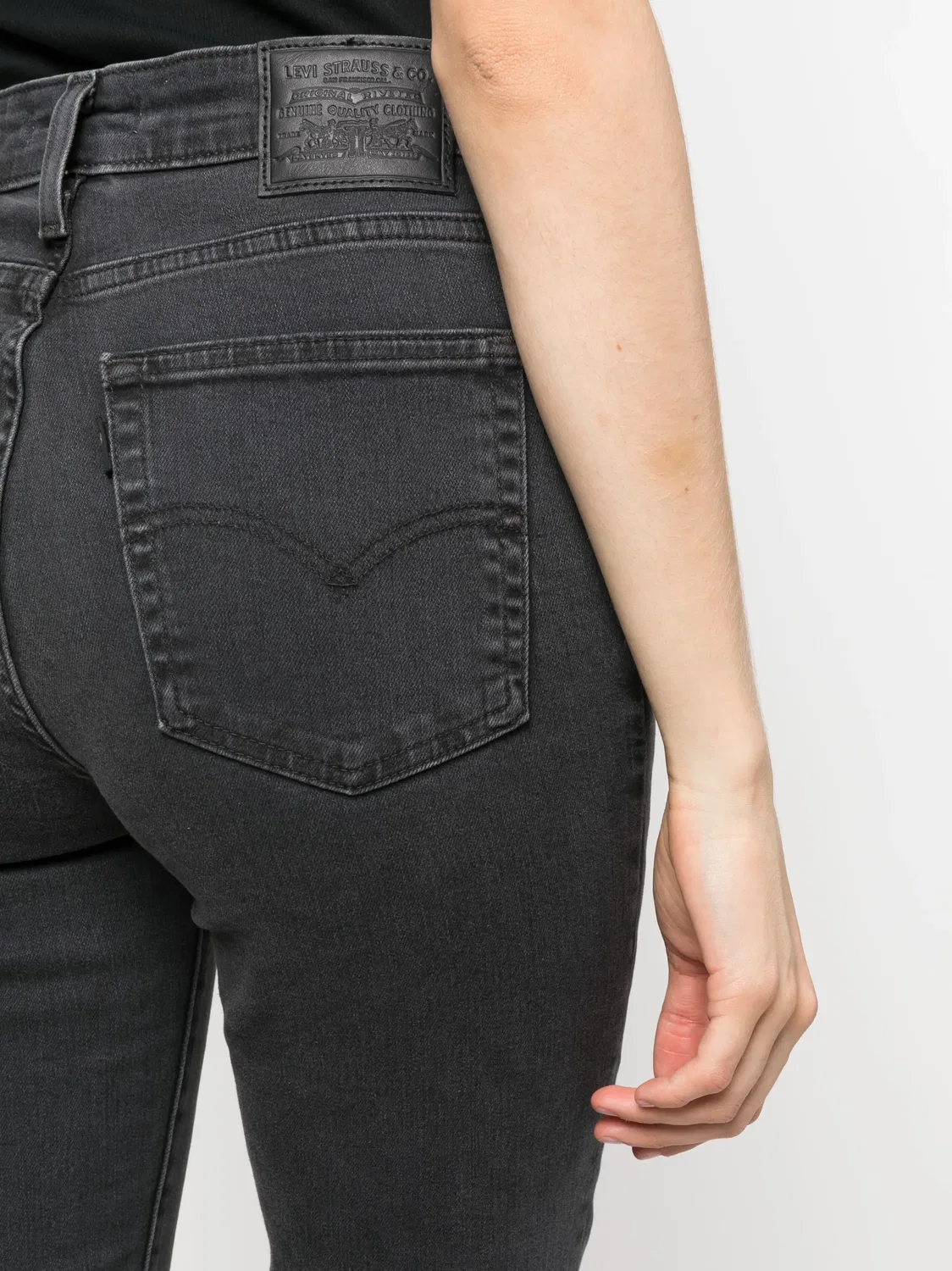 Джинсы 720 High-Rise Super Skinny Levi's, черный — фото 4