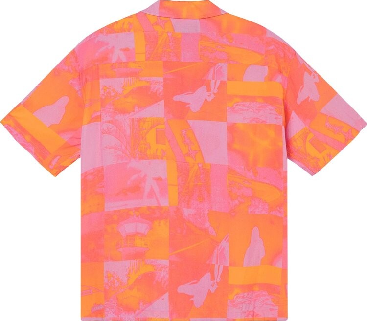 Рубашка Stussy Photo Film Shirt 'Pink', розовый — фото 3