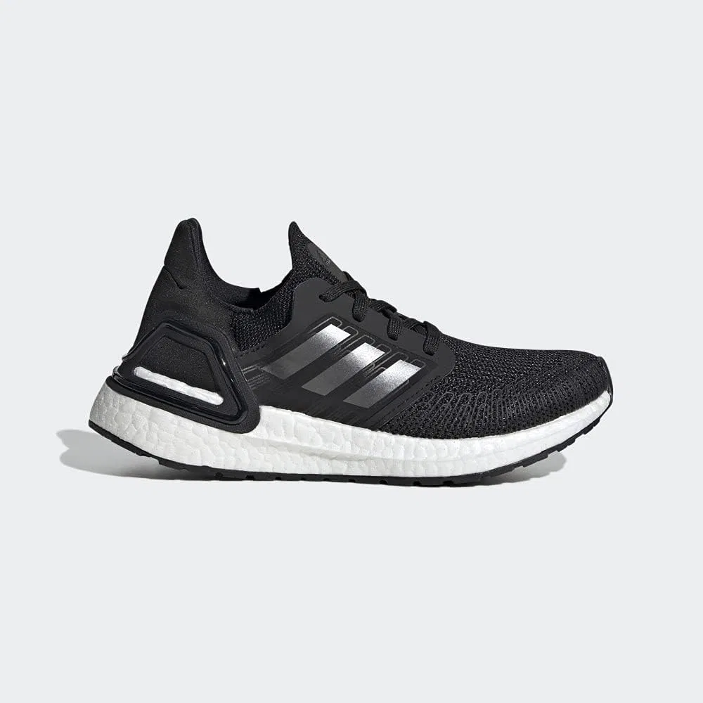 Детские беговые кроссовки Ultraboost 20, Black/Night Metallic/White — фото 3