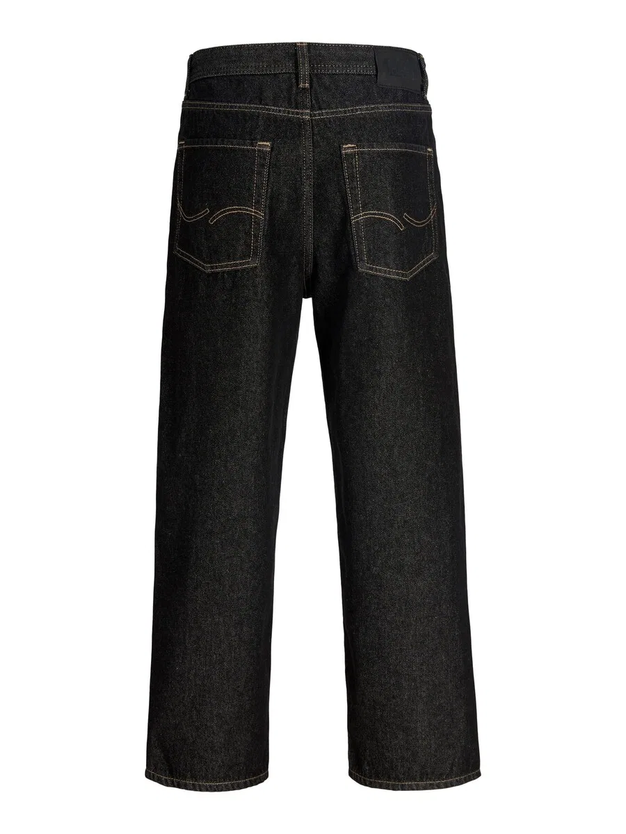 Детские джинсы Baggy Jeans 'JJIAlex JJOriginal' черного цвета Jack & Jones Junior — фото 2