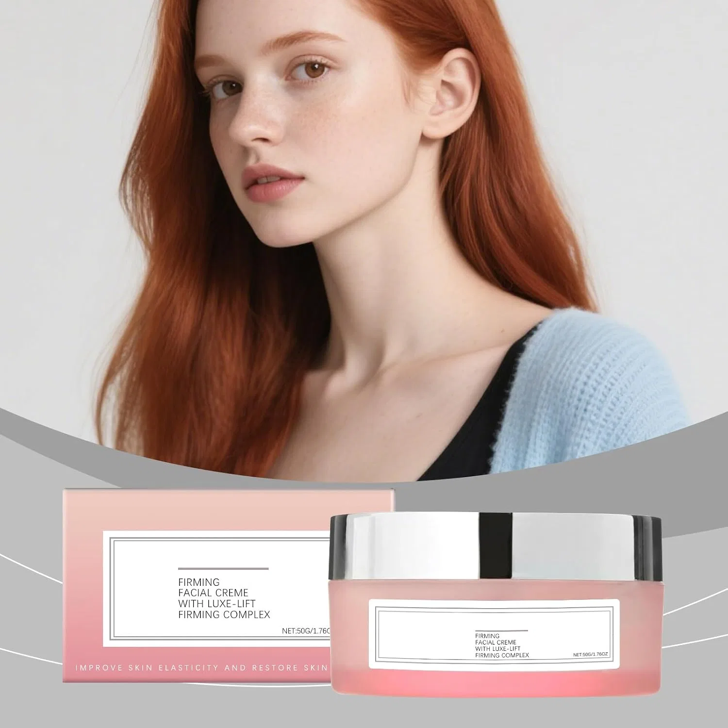 Крем для лица лифтинг-фирминг Champagne Lift Firming Face Cream, Raevior, 50г, 1pcs — фото 2
