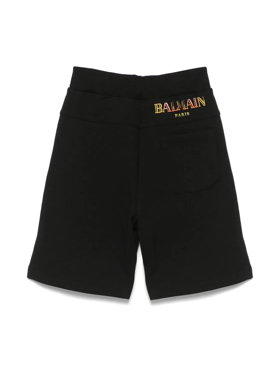 Трекинговые шорты из хлопка Balmain, черный — фото 3