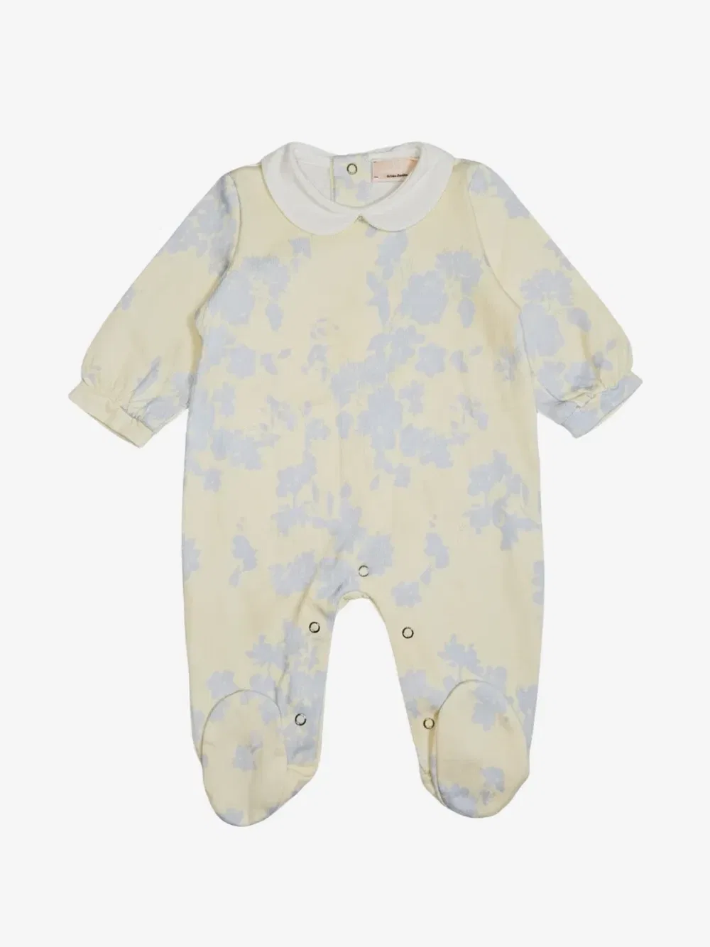 Пижама с цветочным принтом Elisabetta Franchi Kids, желтый