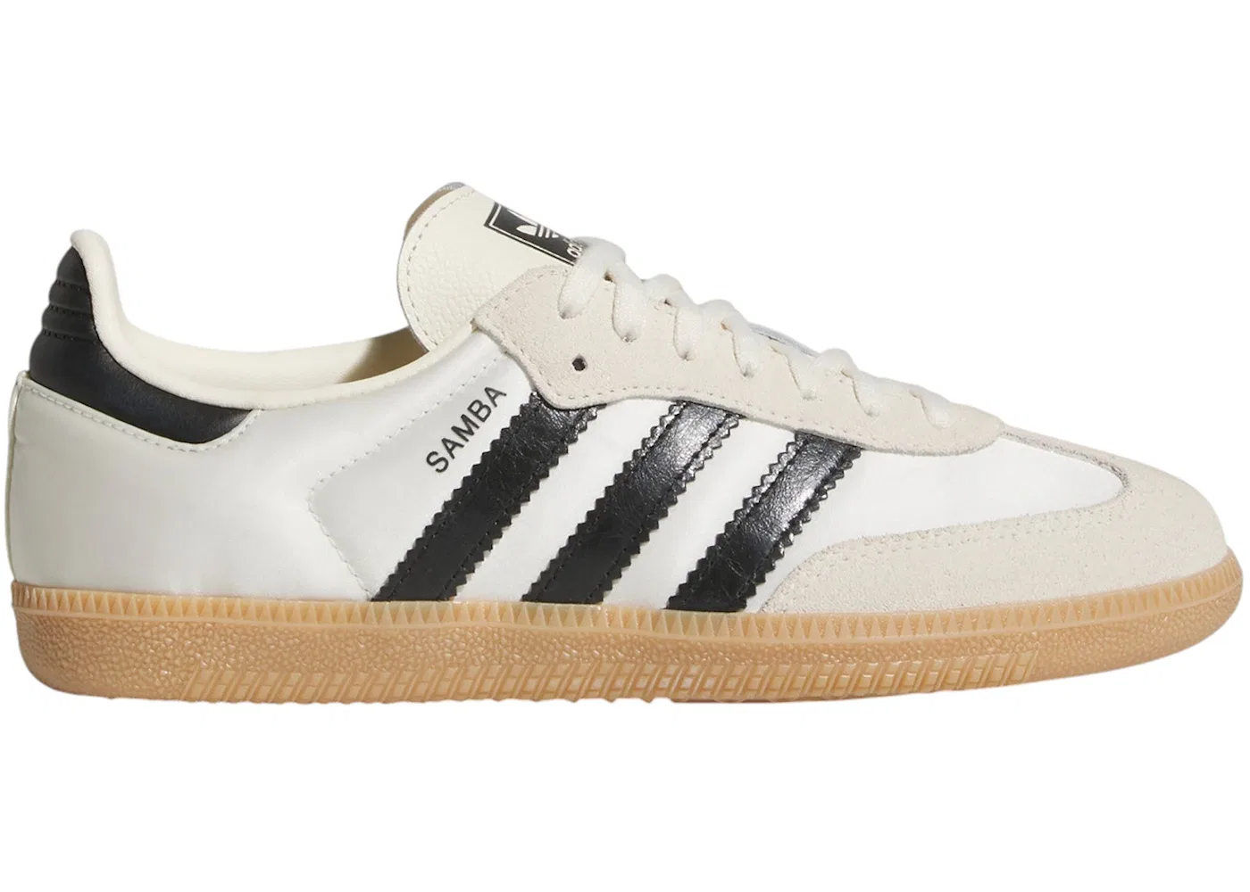Детские кроссовки Lifestyle с длинным язычком Adidas Samba OG, Cream White/Core Black/Gum
