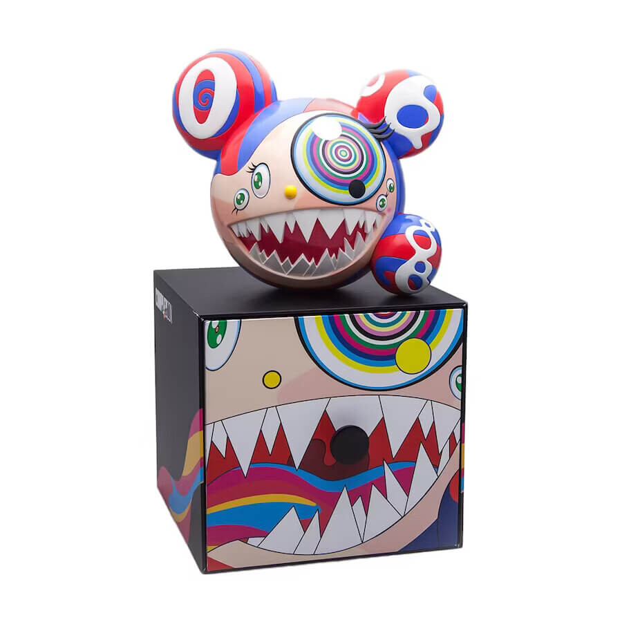 Виниловая фигурка Takashi Murakami Mr. Dob, красный/мультиколор — фото 2
