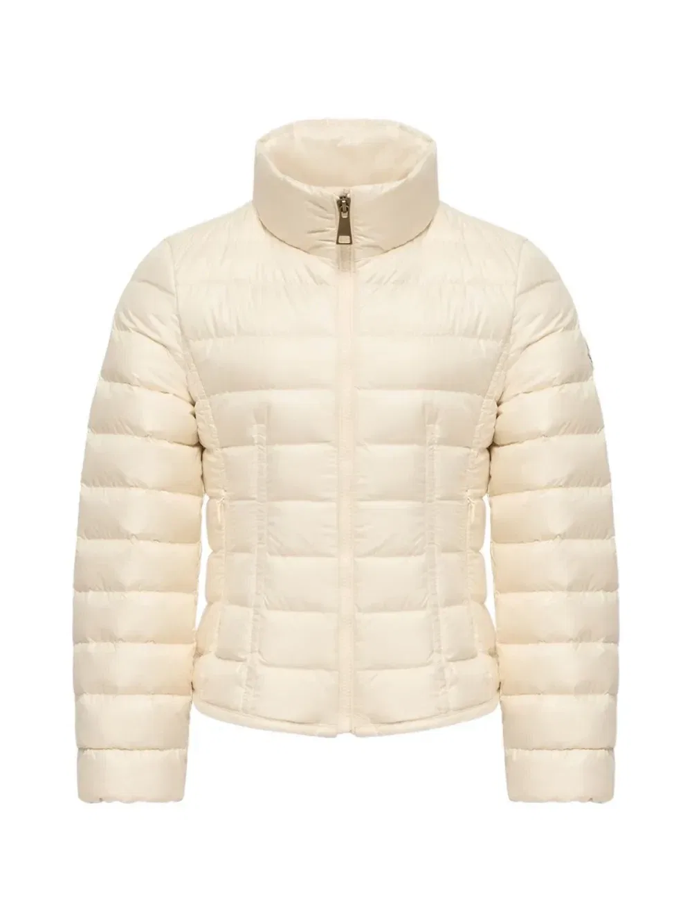 Стеганая куртка Kaia Moncler Enfant, бежевый