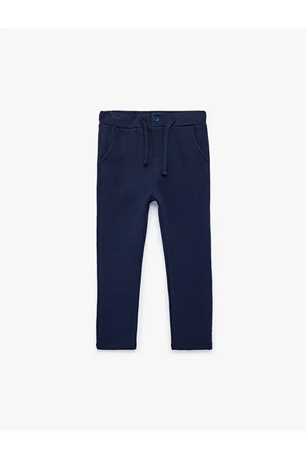 Детские брюки для девочек с завязками Koton, Navy Blue