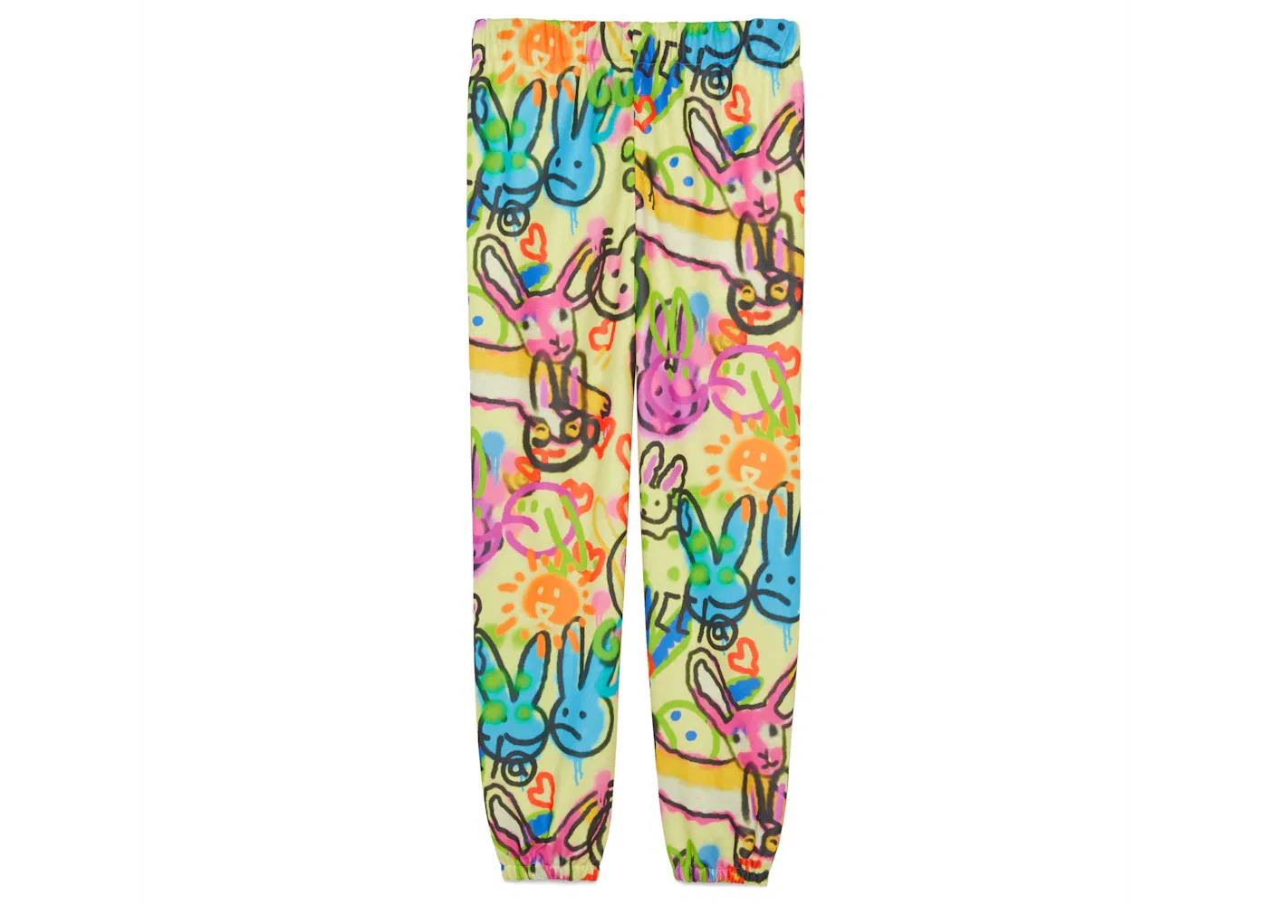 Мужские спортивные брюки с принтом Bunny Print Gucci, Multi