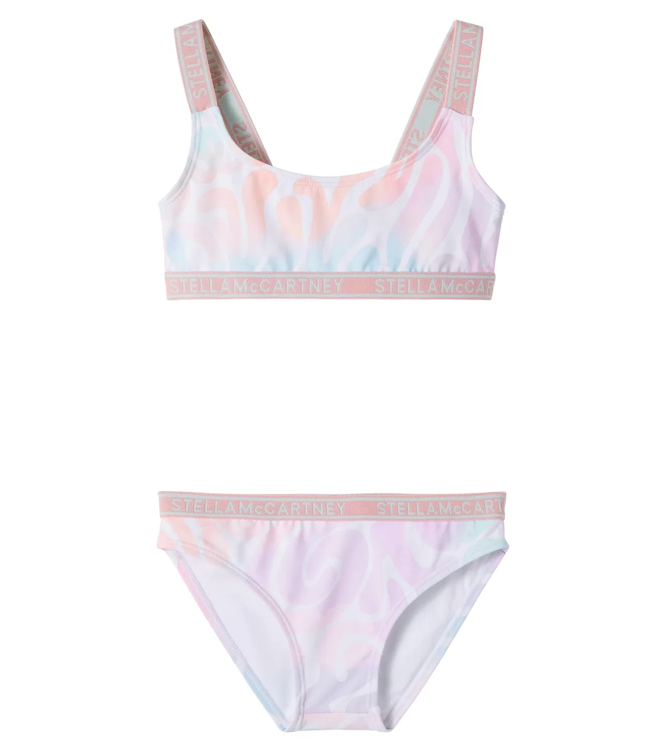 Комплект бикини с логотипом Stella Mccartney Kids, мультиколор