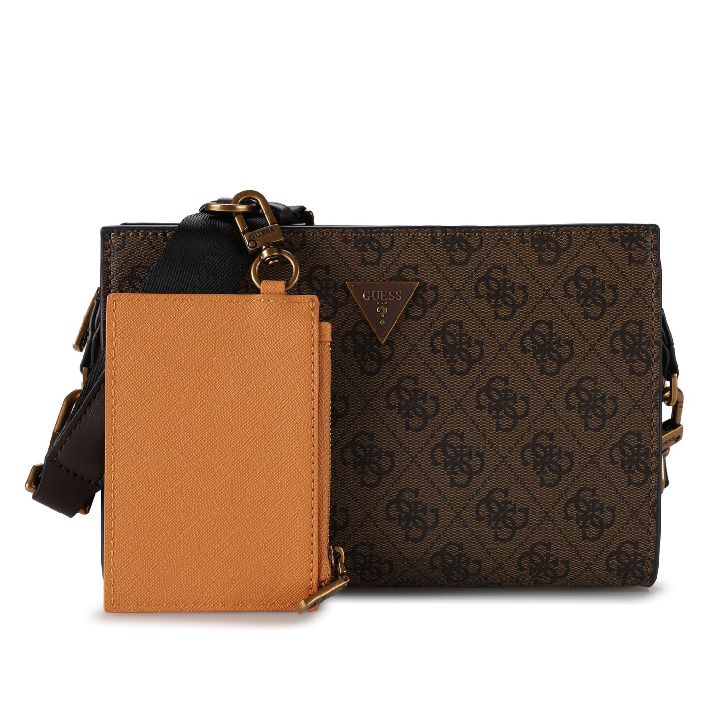 

GUESS Сумка кросс-боди 'Milano' в темно-коричневом цвете