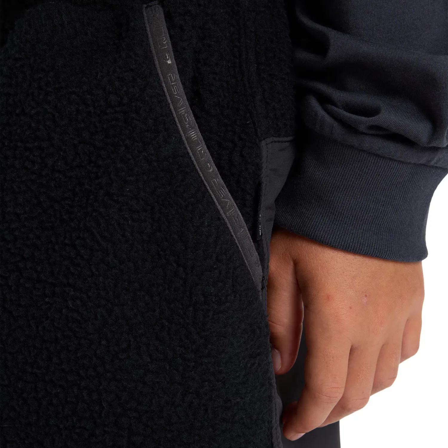 Детские спортивные штаны для мальчиков из флиса Back To S School Pt Quiksilver, Negro — фото 3