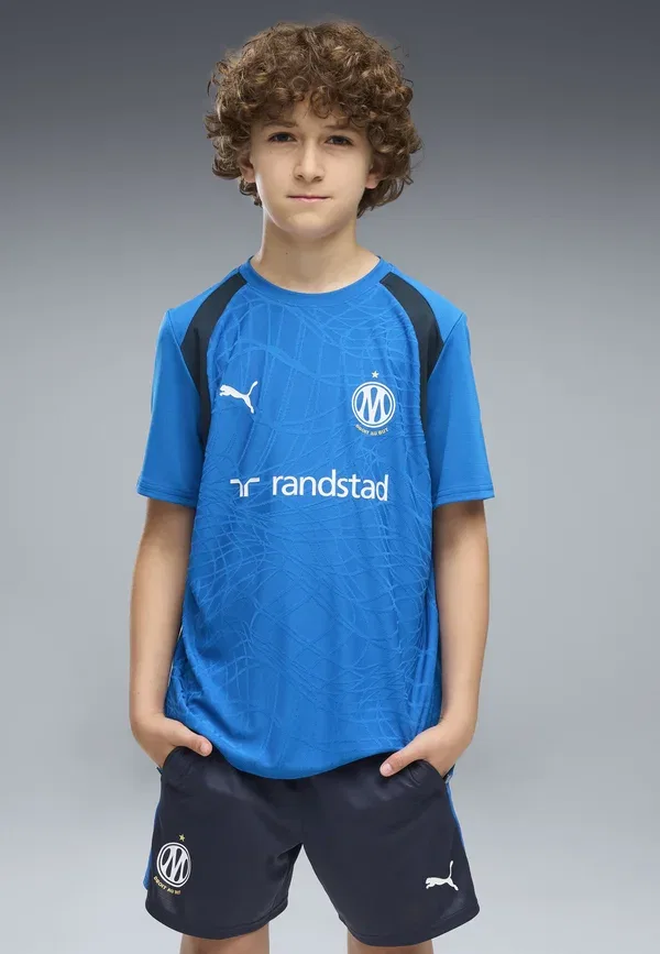 Футболка с принтом Olympique de Marseille, Puma, Team Royal-navy — фото 2