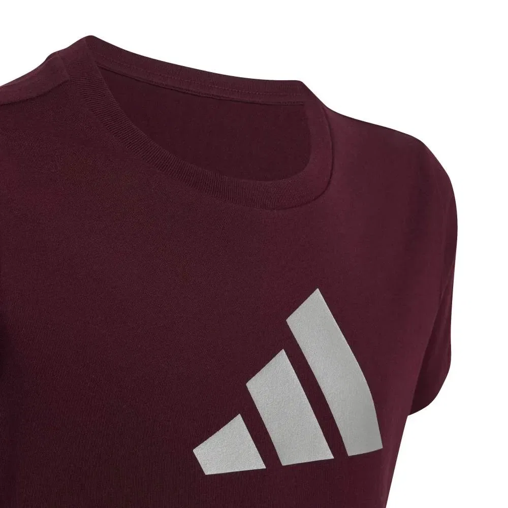 Футболка с коротким рукавом Everyday Glam Graphic Adidas, красный — фото 3