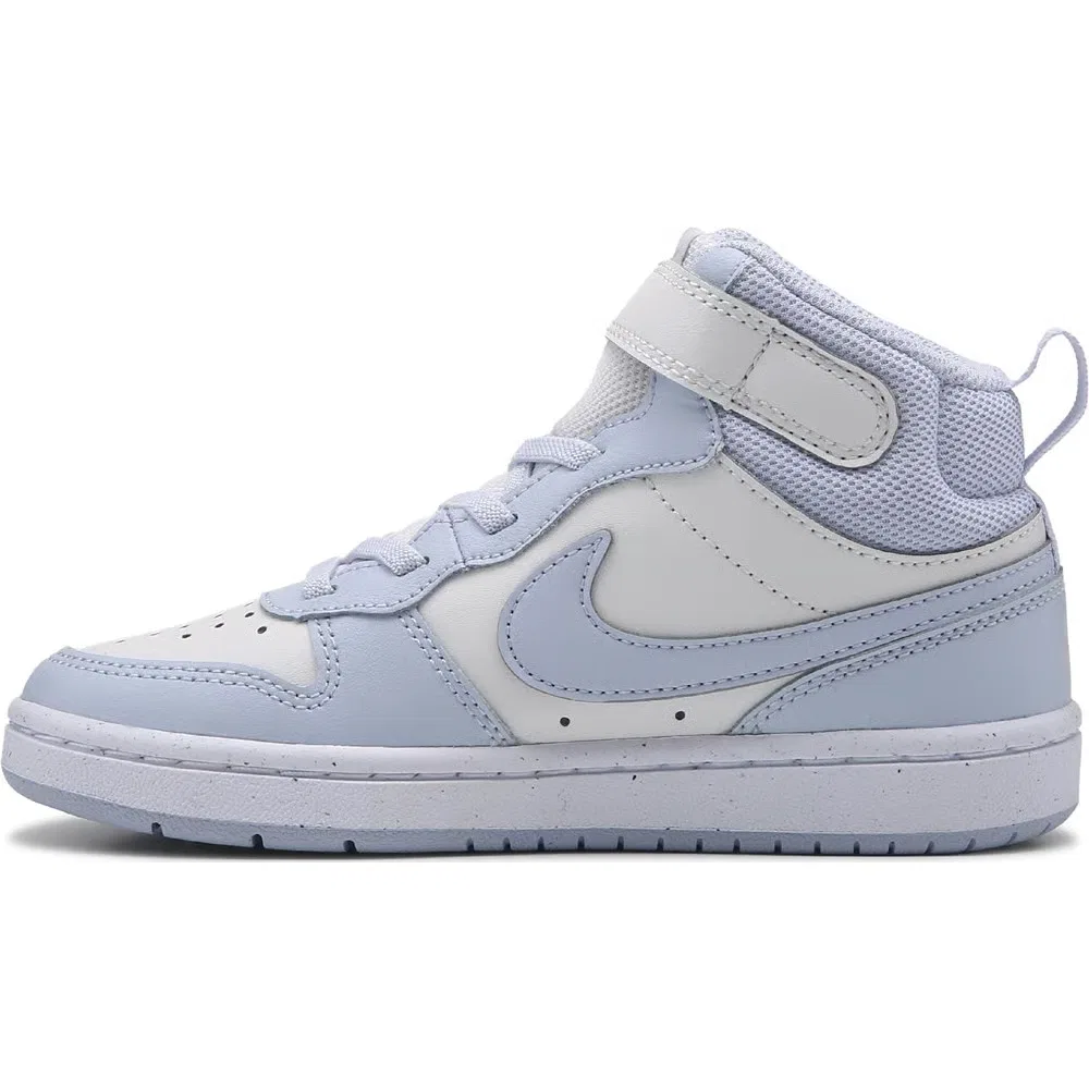 Детские высокие кроссовки Court Borough Mid 2 Nike, Lavender/White — фото 3