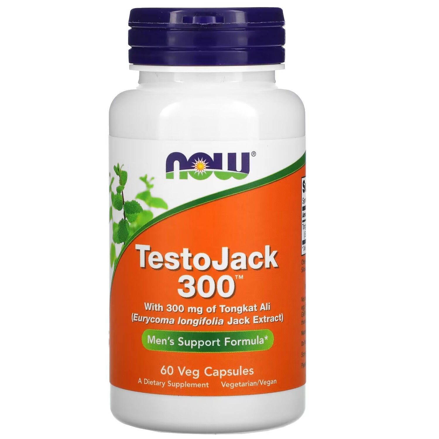 

Тестостерон NOW Foods TestoJack 300, 60 капсул