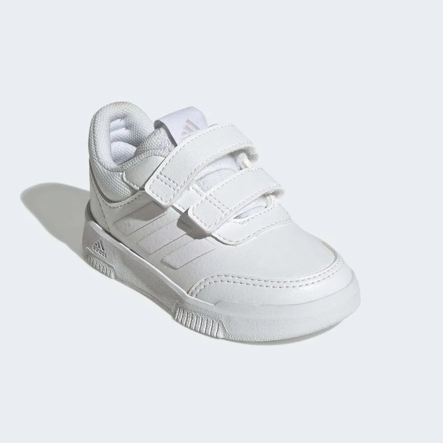 Детские кроссовки с липучками Sportswear GW1990 Tensaur Hook and Loop Shoes adidas, Бело-серый — фото 4