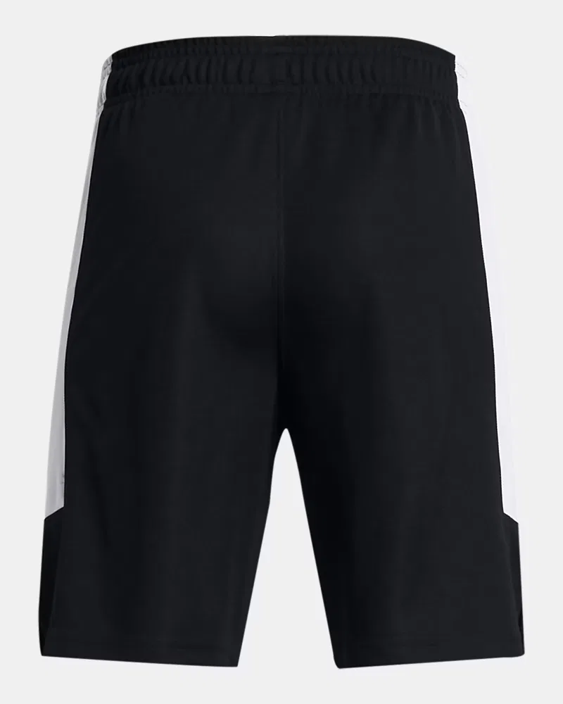 Шорты 18 см быстросохнущие с карманами UA Zone UnderArmour, Black/White — фото 2
