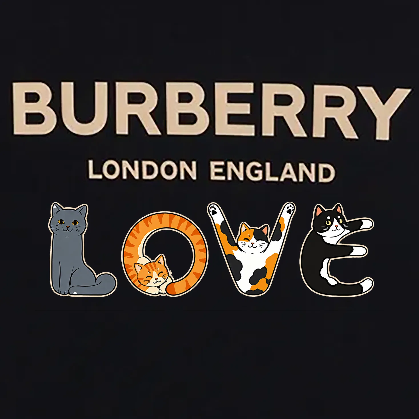 Футболка унисекс с круглым вырезом прямого кроя Overalls Bear Burberry, Overalls Bear — фото 4