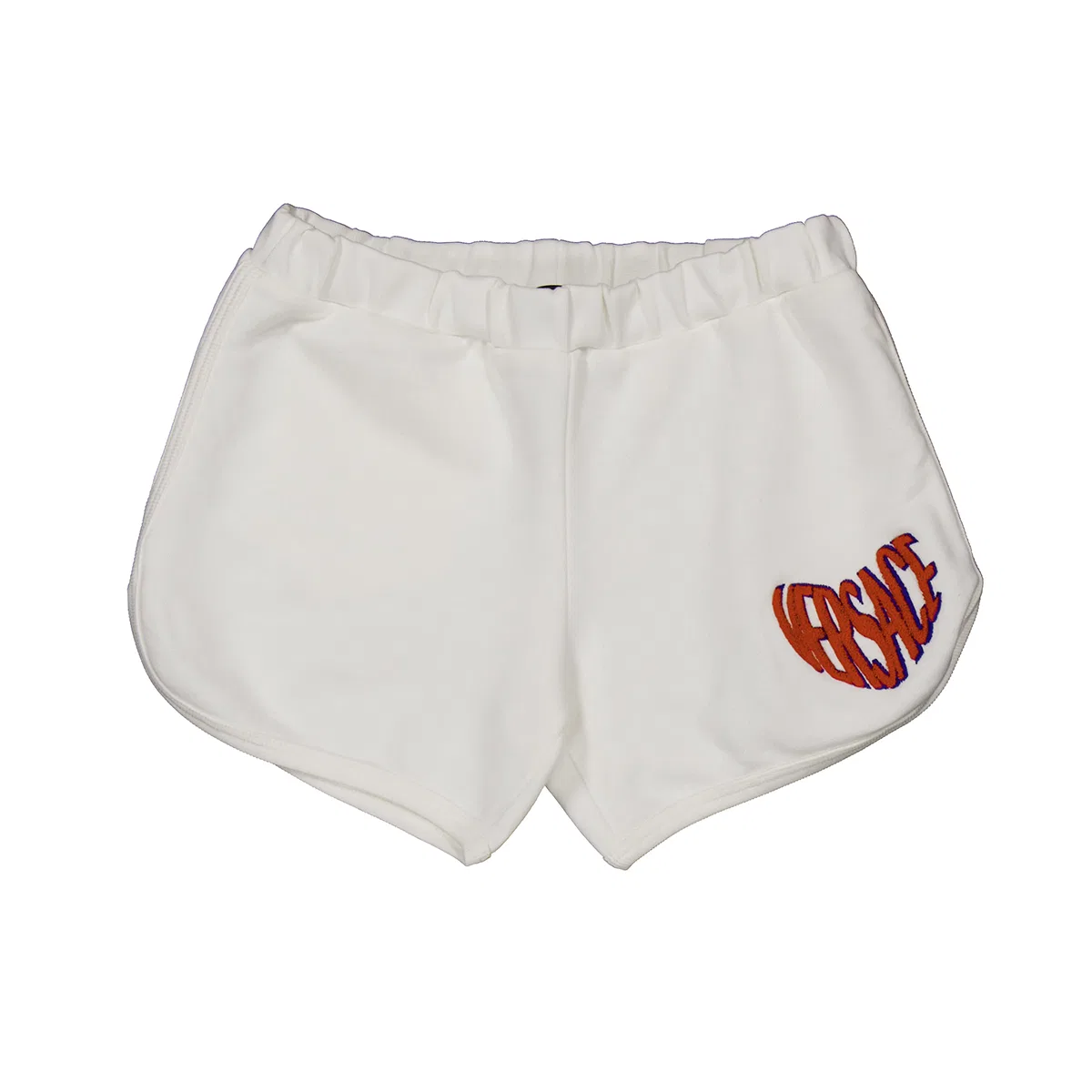 Шорты с вышитым логотипом Young Versace, White