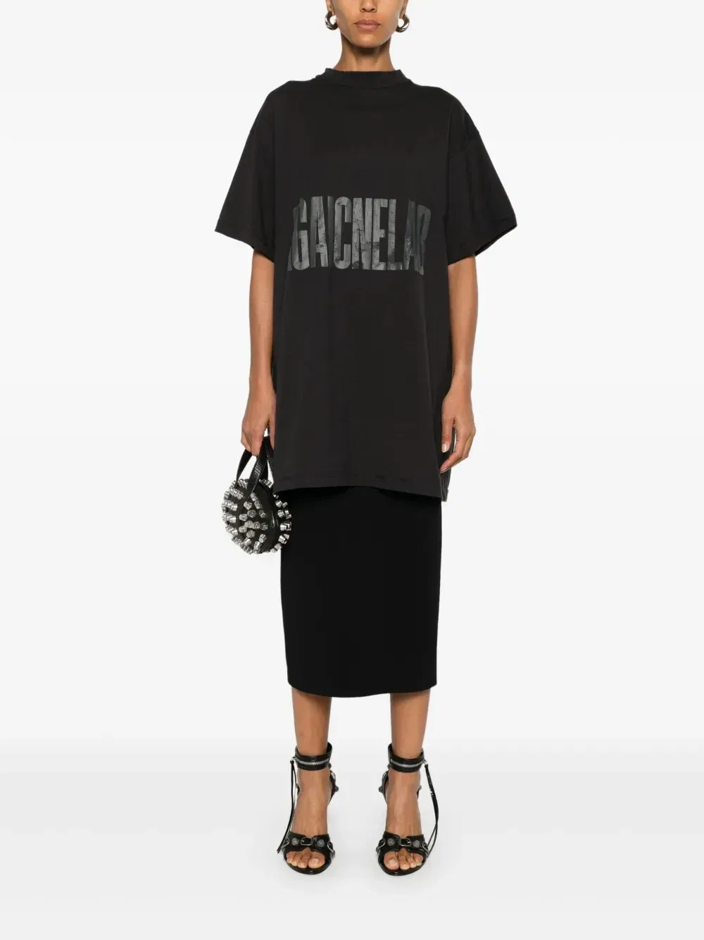 Футболка Agaicnelab Balenciaga, черный — фото 3
