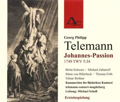 

CD диск Telemann / Scholl: Telemann / Scholl : Johannes-Passion TWV 5:34