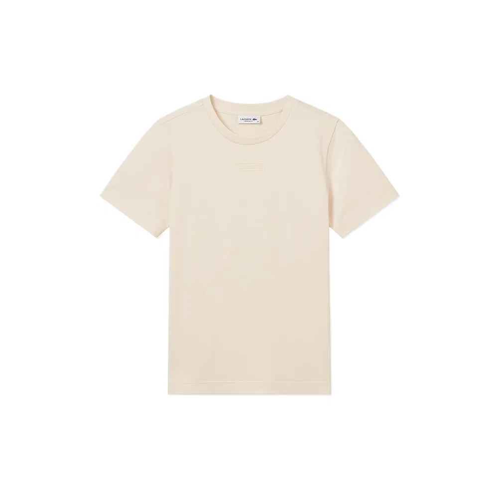 Футболка Lacoste Leather Brown с принтом — фото 4