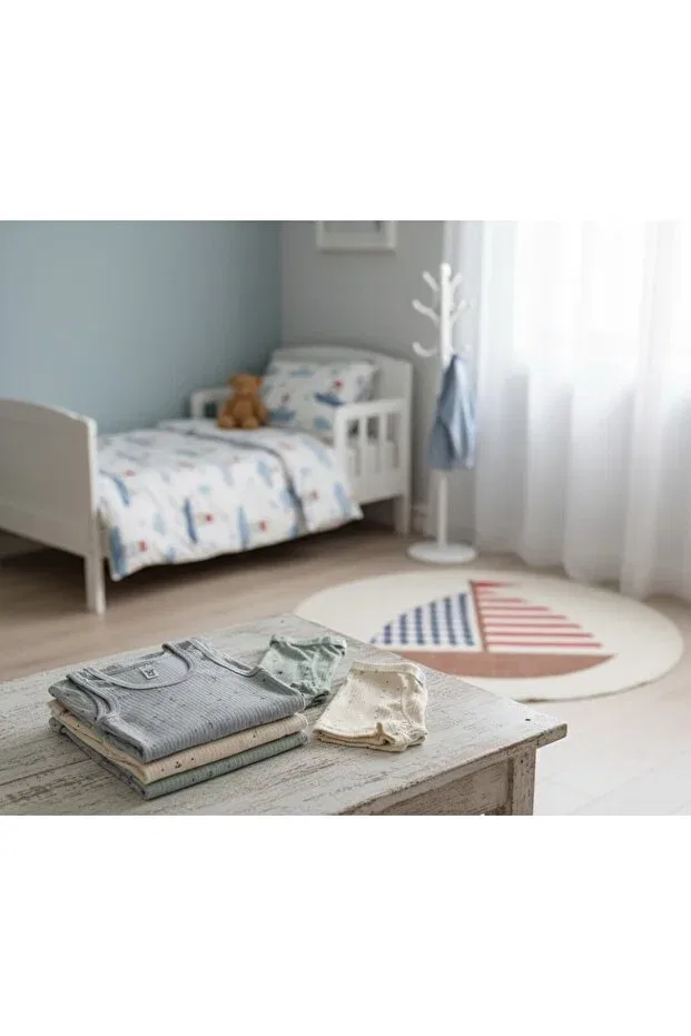 Детский комплект боксеров для мальчиков хлопковый Gmn Collection, Haki-Krem-Gri
