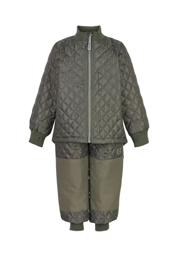 Комплект: снежный костюм с Warm padding Mikk-line, dusty olive, оливковый — фото 3