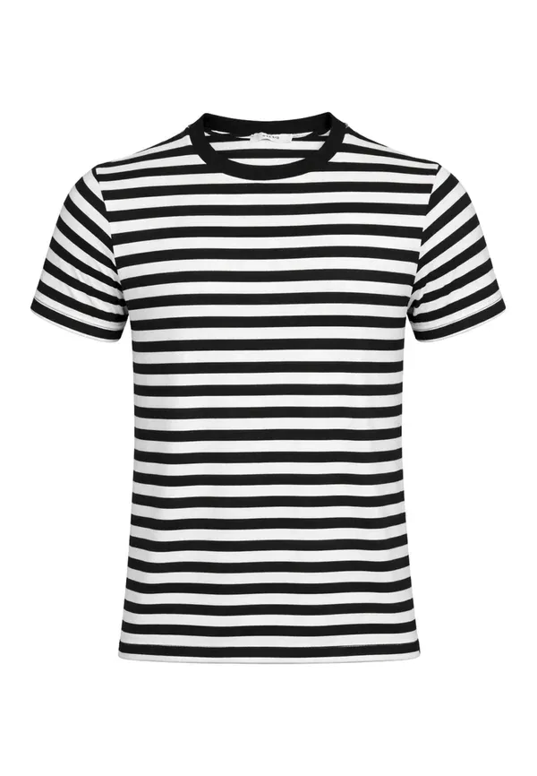 Футболка с полосками Print t-shirt Over/D, white, белый