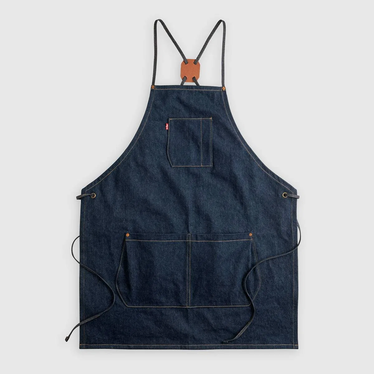Регулируемый джинсовый фартук Levi's, Indigo Rinse - Dark Wash — фото 3