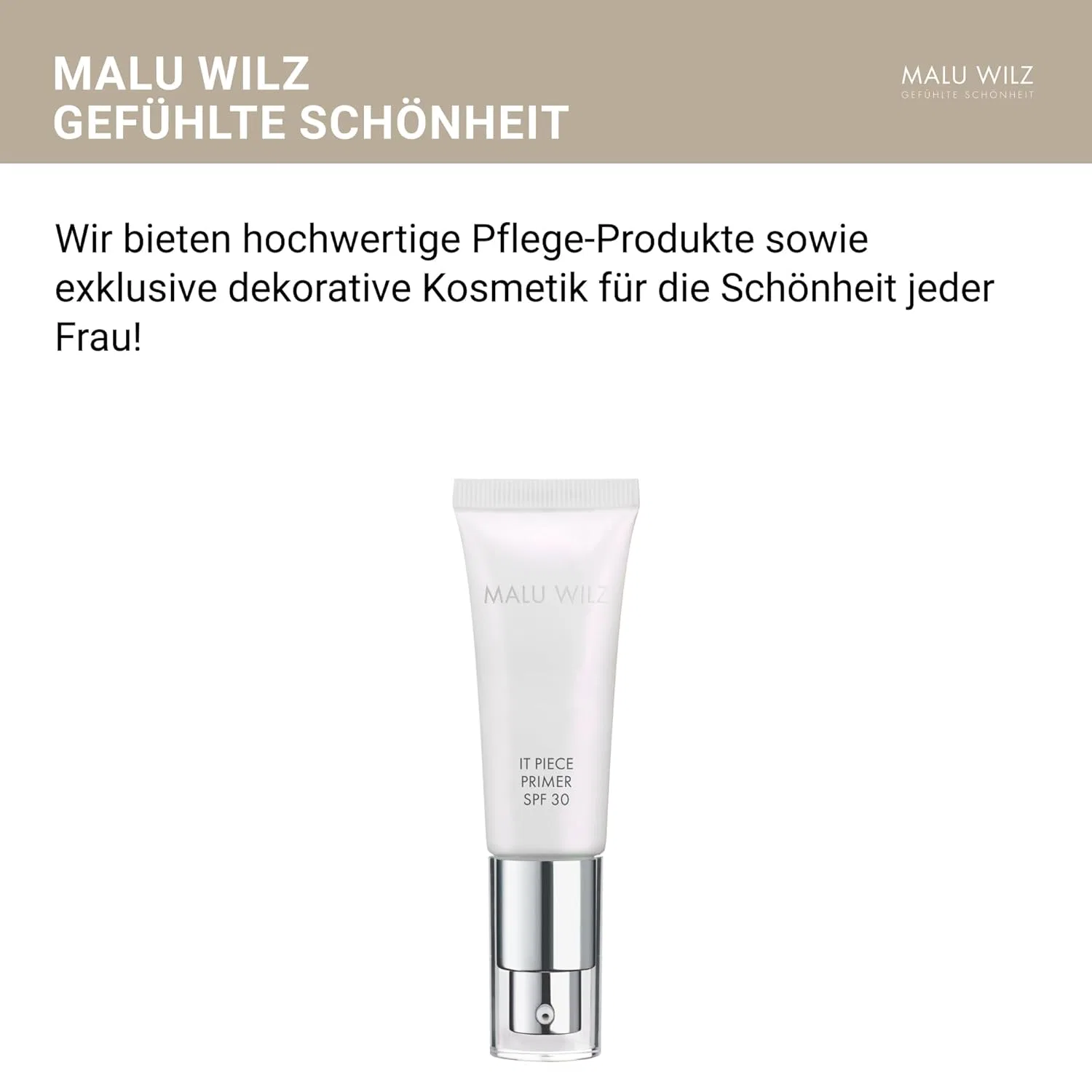 Праймер для лица Malu Wilz SPF 30, 20 мл — фото 2