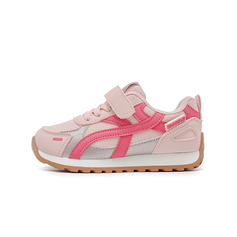 Детские повседневные кроссовки из эко-кожи Pink Fuchsia WARRIOR