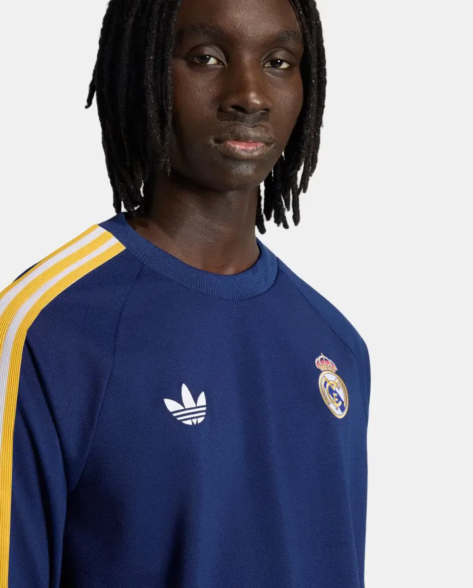 Мужская худи Real Madrid CF adidas, Azul — фото 3