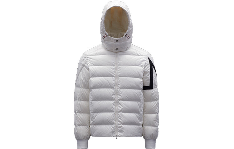 

Пуховик мужской белый Moncler