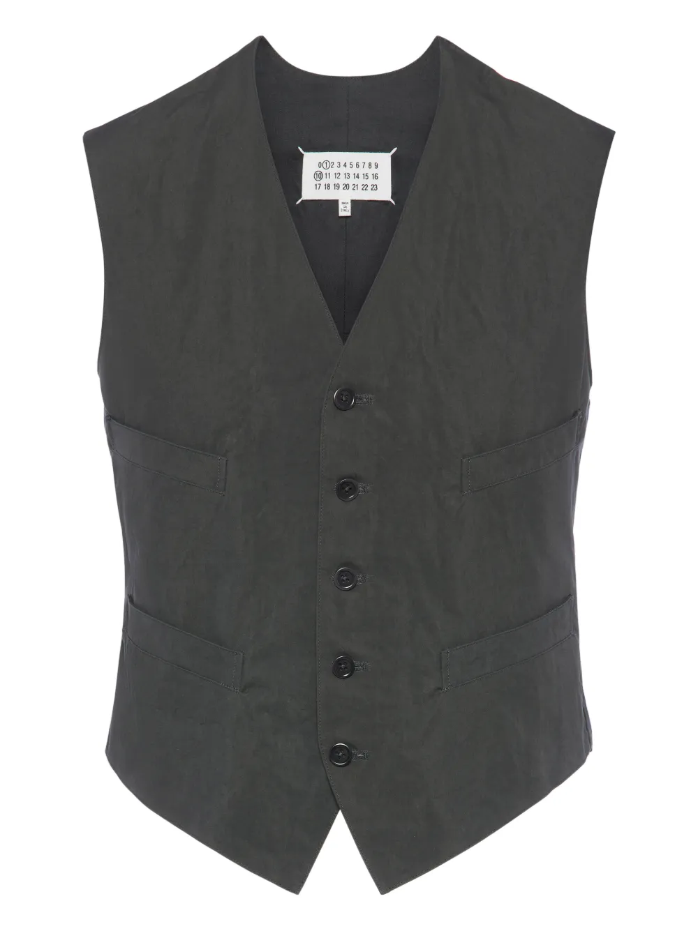 

Жакет на пуговицах с карманами MAISON MARGIELA, серый