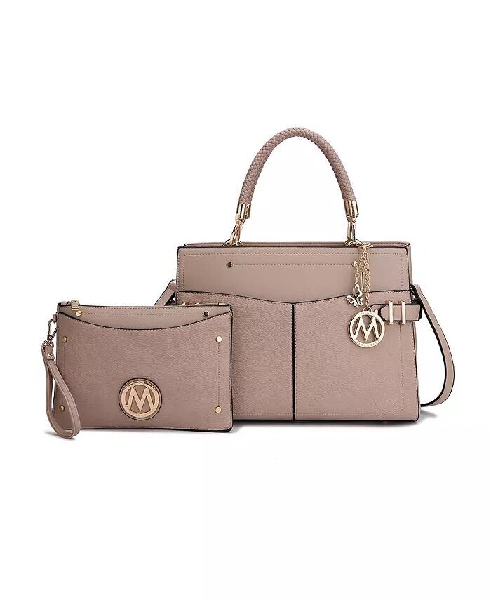 

Сумка-саквояж Tenna с ремешком от Mia K Mkf Collection, коричневый